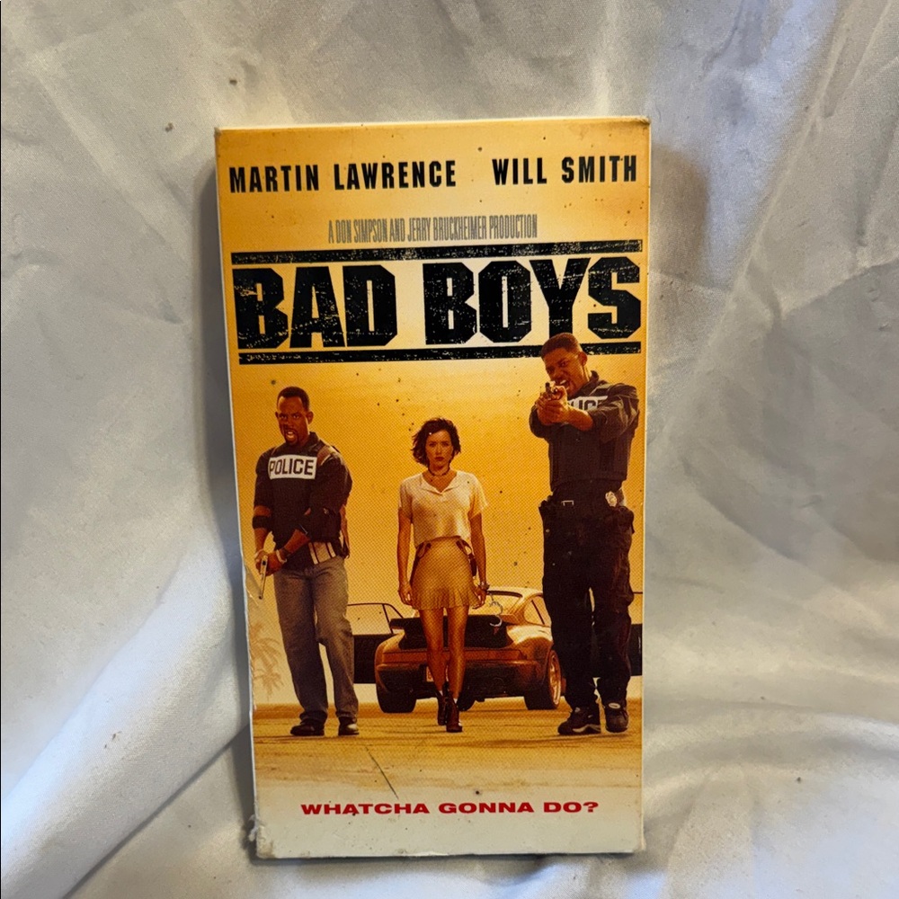 Bad Boys VHS Tape Will Smith Martin Lawrence - Classic Action Movie
